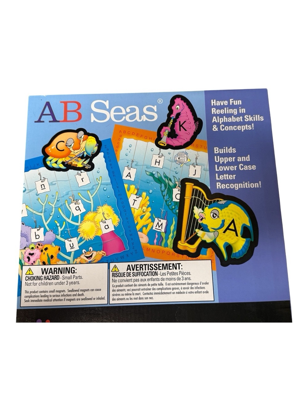 Discovery Toys AB Seas Magnetic Alphabet Learning Game  Like new